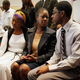 Trayvon Martin's mother, Sybrina Fulton (center), with his brother, Jahvaris Fulton(Joe Raedle/Getty Images)
